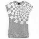 Футболка жен Adio Spiral Check Heather Grey 2009 г инфо 12861v.