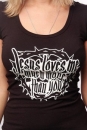 Футболка женская Trailhead Jesus Love Me Black 2010 г инфо 12921v.