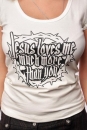 Футболка женская Trailhead Jesus Love Me White 2010 г инфо 12923v.